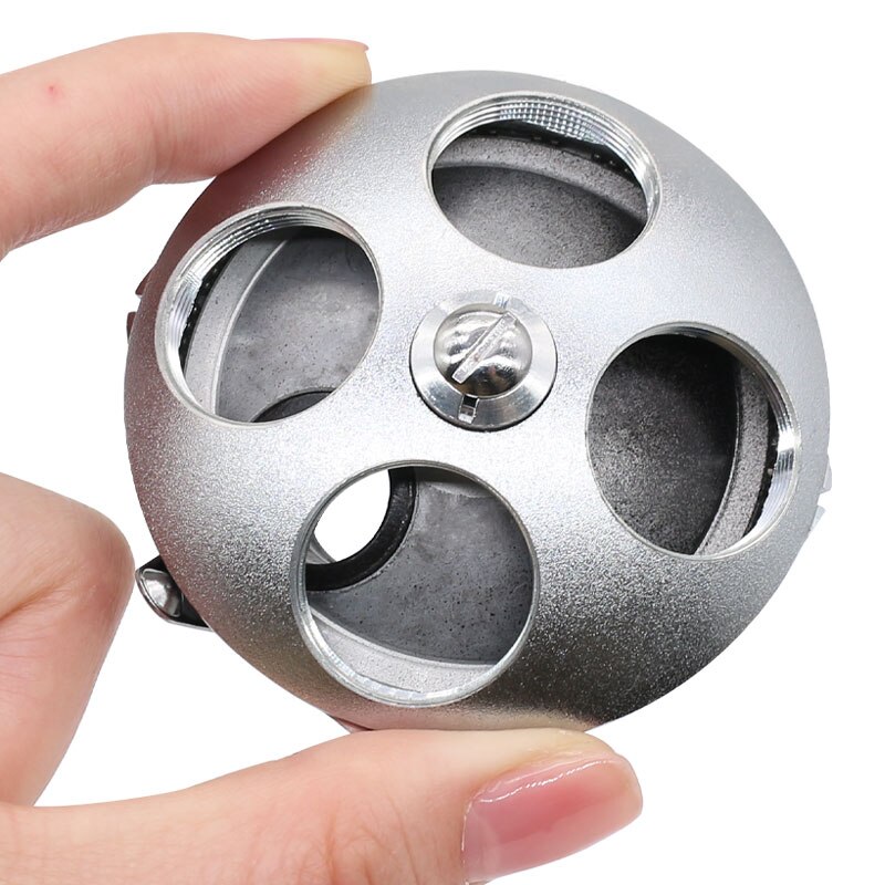 Four Hole Biological Microscope Objective Lens Adapter Biological Microscope Accessories Revolving Nosepiece