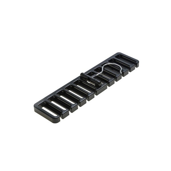 Support de rangement pour ceinture de cravate | Armoire, organisateur de ceinture de cravate, porte-cintre rotatif, support de rangement pour placard porte-écharpe de soie: 10 Hole L black