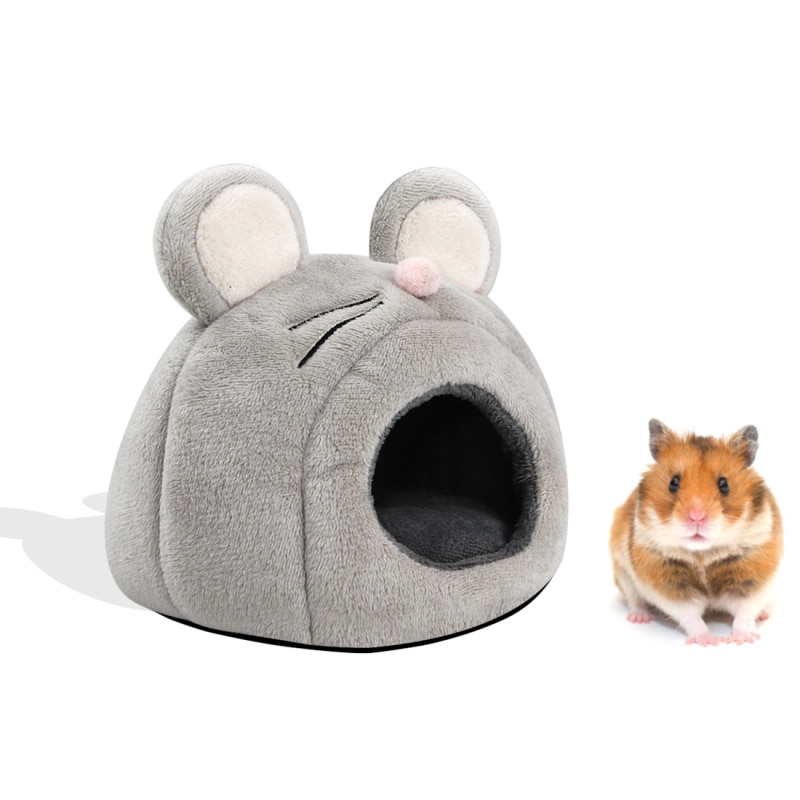 mizikuu Cavia Bed, Zacht Cavia Huis Warm Huisdierbed Caviabed Konijnenhol Winter Slaapzak voor Dwergkonijnen Chinchilla's Baardagamen Hagedis