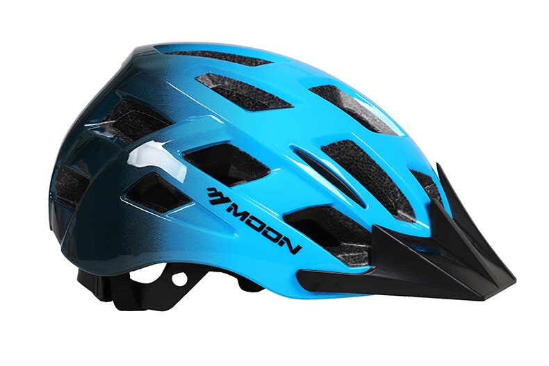 MOON cycling helmet HB3-2 Gradient cycl helmet helmet MBT/ Bicycle /bike helmet for adult Tntegrated Mountain bike helmet a5: Blue / L