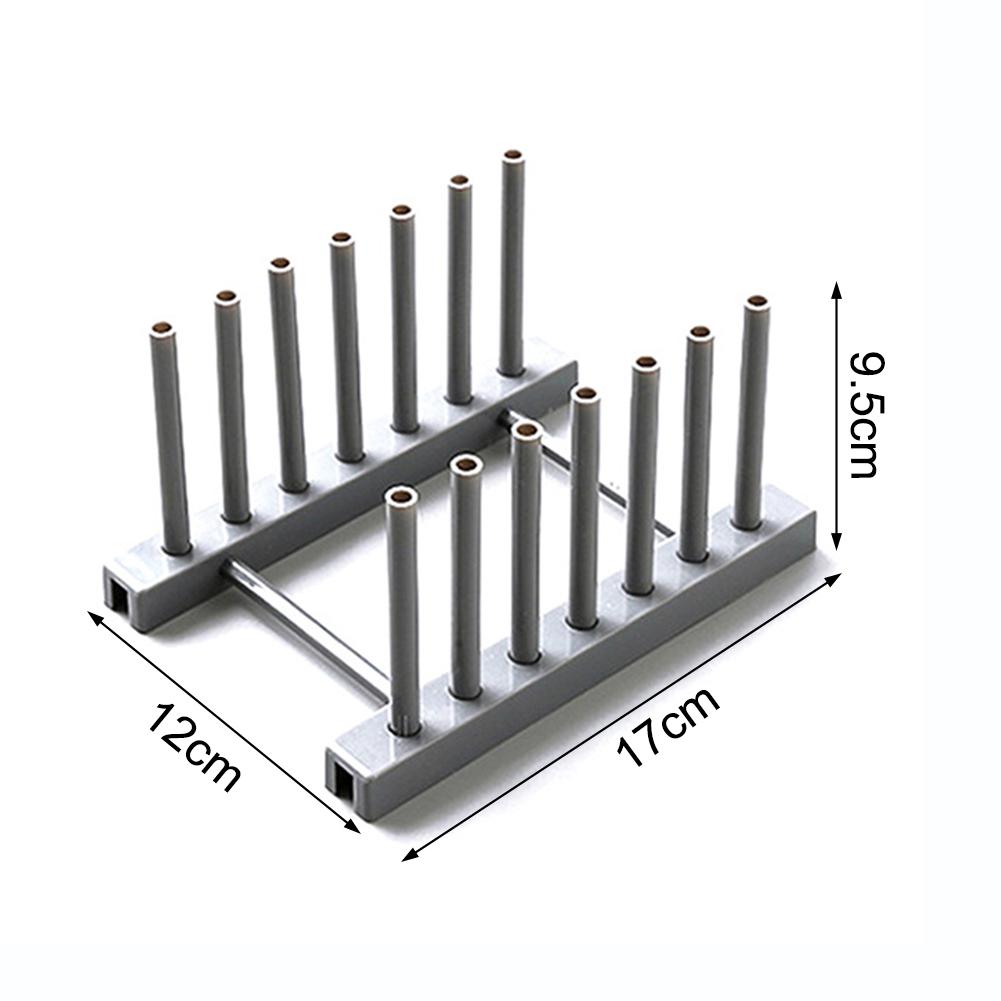 Kitchen Vertical Bracket Organizer Pot Lid Rack Spoon Plate Holder Shelf Cooking Dish Drain Tray Rack Stand