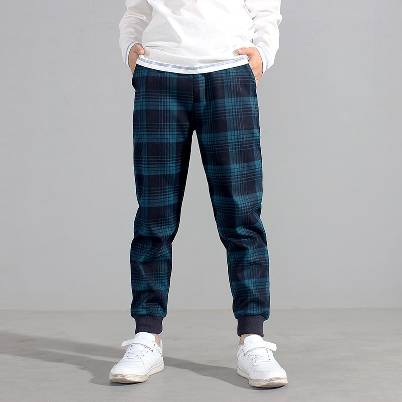 Pantaloni per bambini ragazzi primavera 2022 4 5 8 10 12 anni pantaloni per adolescenti pantaloni sportivi lunghi scozzesi Casual autunnali