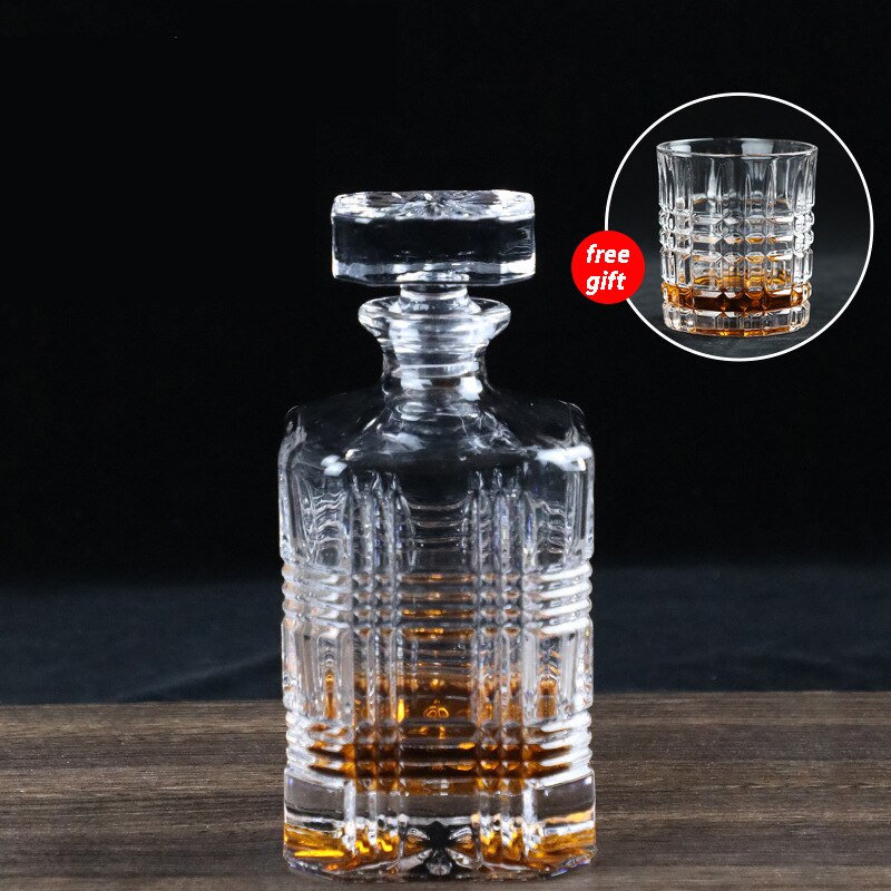 Glass Decanter Wine Separator Set Household Wine Glass Whiskey Home Bar Vodka Beer Bottle