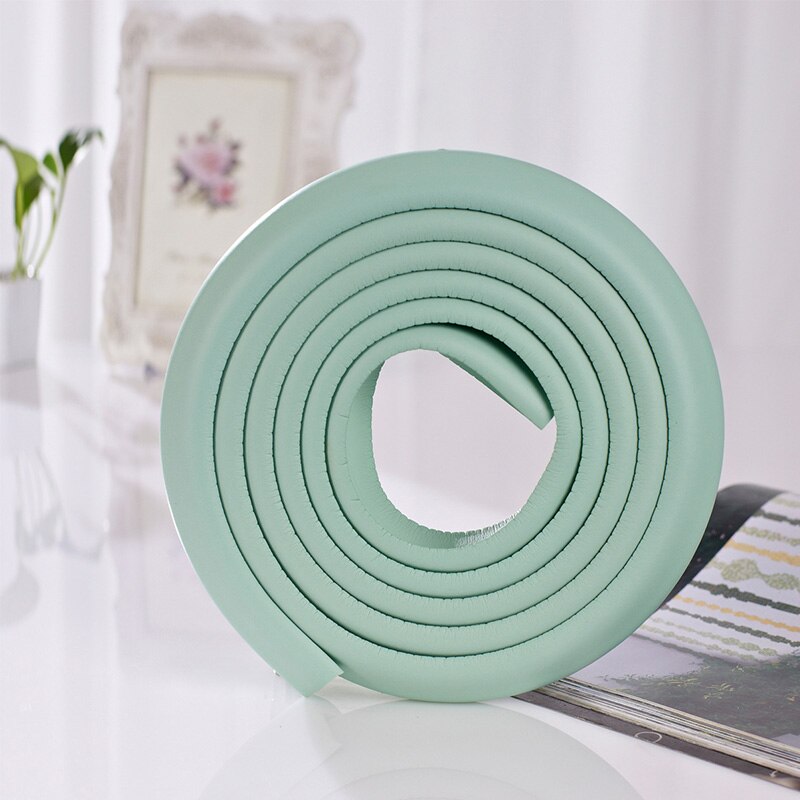 2M Children Protection Child Protection Corner Protector Baby Safety Guards Edge &amp; Corner Guards Solid Angle Form Single: Light green