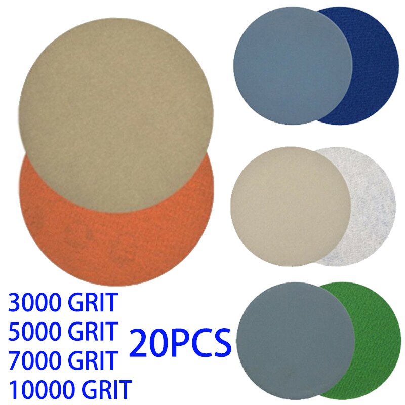 Spare Sanding Disc Accessories Set 3000-10000 Grit Polishing 3\\\\\\\\\\\\\\\" Grinding