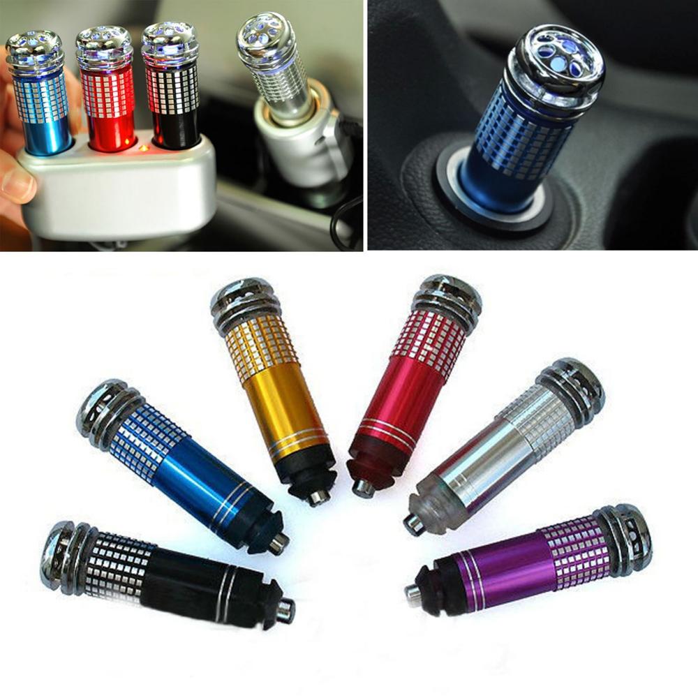 12V Car POP Mini Portable Purifier Auto Fresh Air Ionic Purifier Oxygen Bar Ozone Ionizer Cleaner