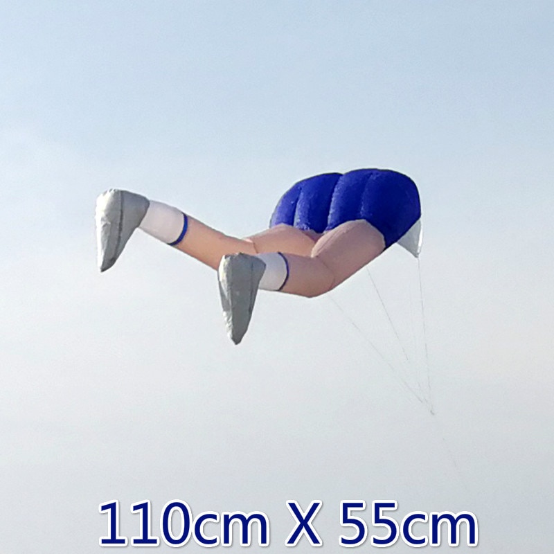 Sport 3D Kite Zachte Opblaasbare Kite Grootte 110Cm X 55Cm Giant Kinderen Grote Vliegeren Enorme