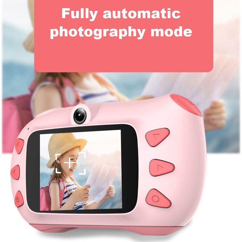 Kinderen Mini Camera 2 "1080P Hd Kind Leuke Cartoon Video-opname Recorder Automatische Fotografie Cam Kids