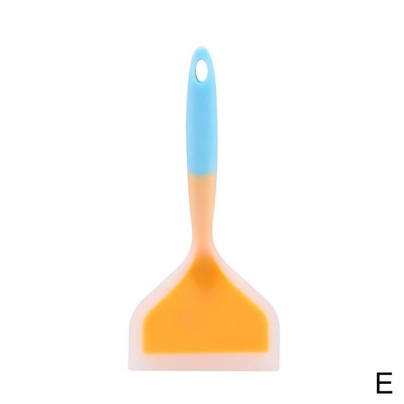Non-stick Silicone Spatula Beef Meat Egg Kitchen Scraper Tools Cooking Pizza Wide Shovel Kitchen Ware Cooking Utensils R7F1: E