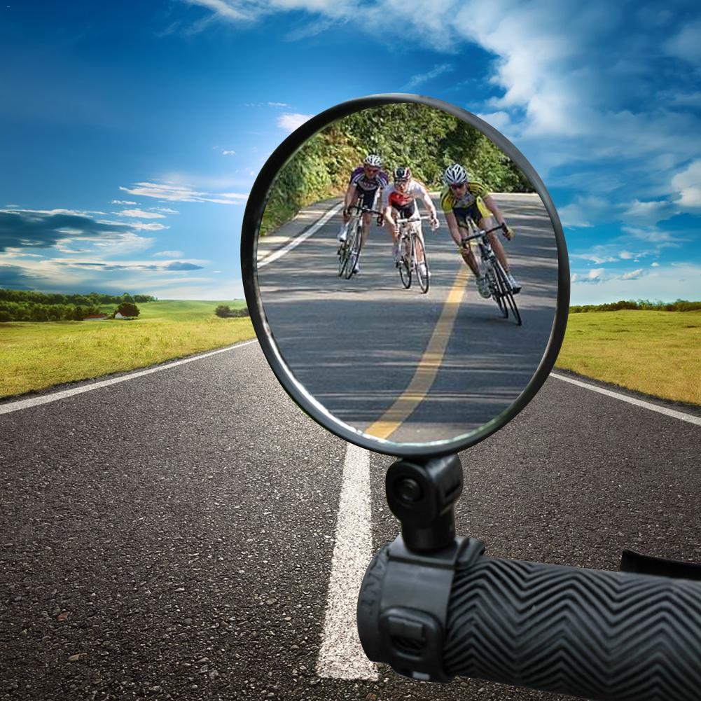 Espelhos Retrovisores de Moto Espelhos Retrovisores Universal 360 Graus de Rotação de Bicicleta Adequado Para Estrada de Montanha Bicicleta MTB Guidão