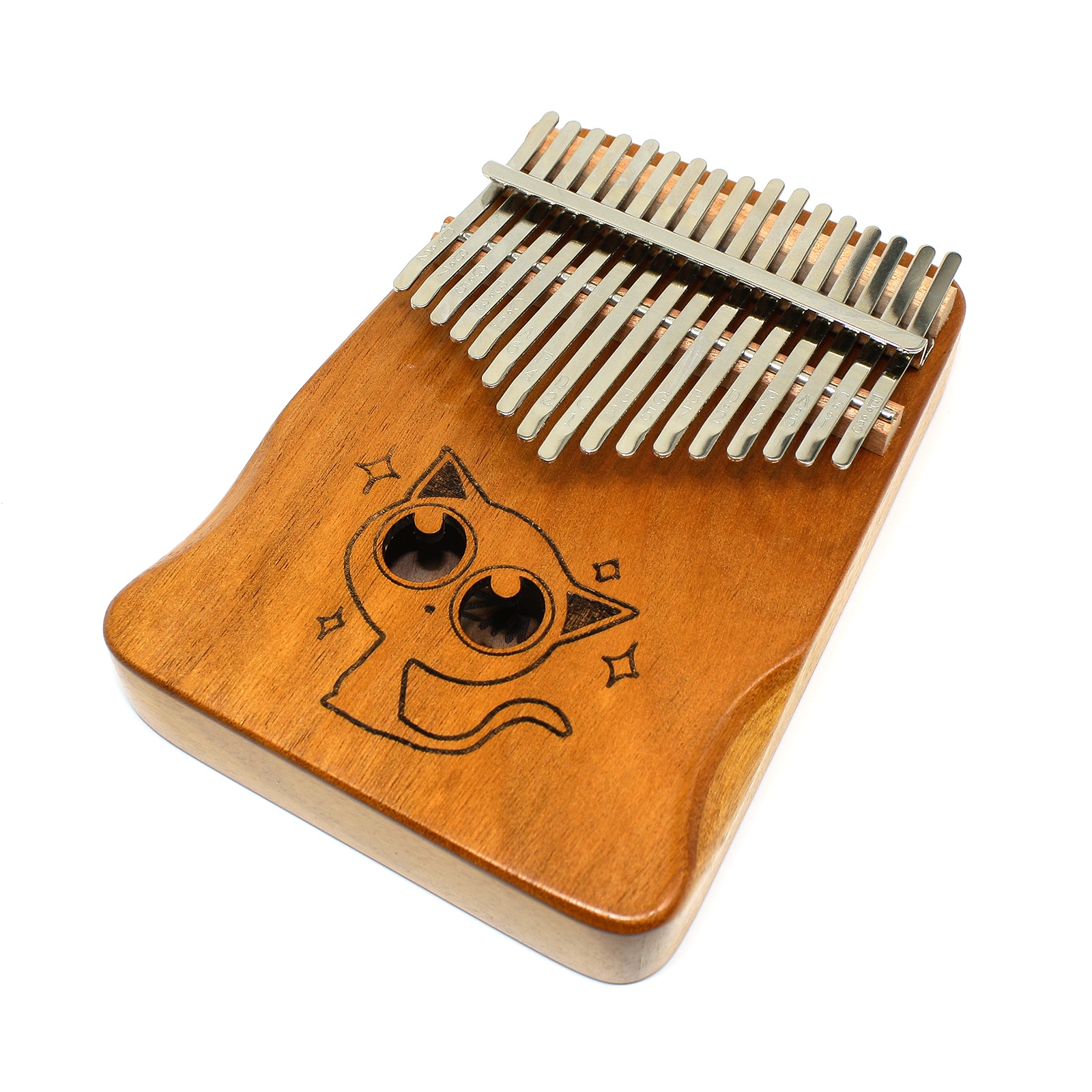 Kalimba 17 key Thumb Piano Wood Mahogany Mbira Body Musical Instruments Africa Kalimba Piano with Accessories