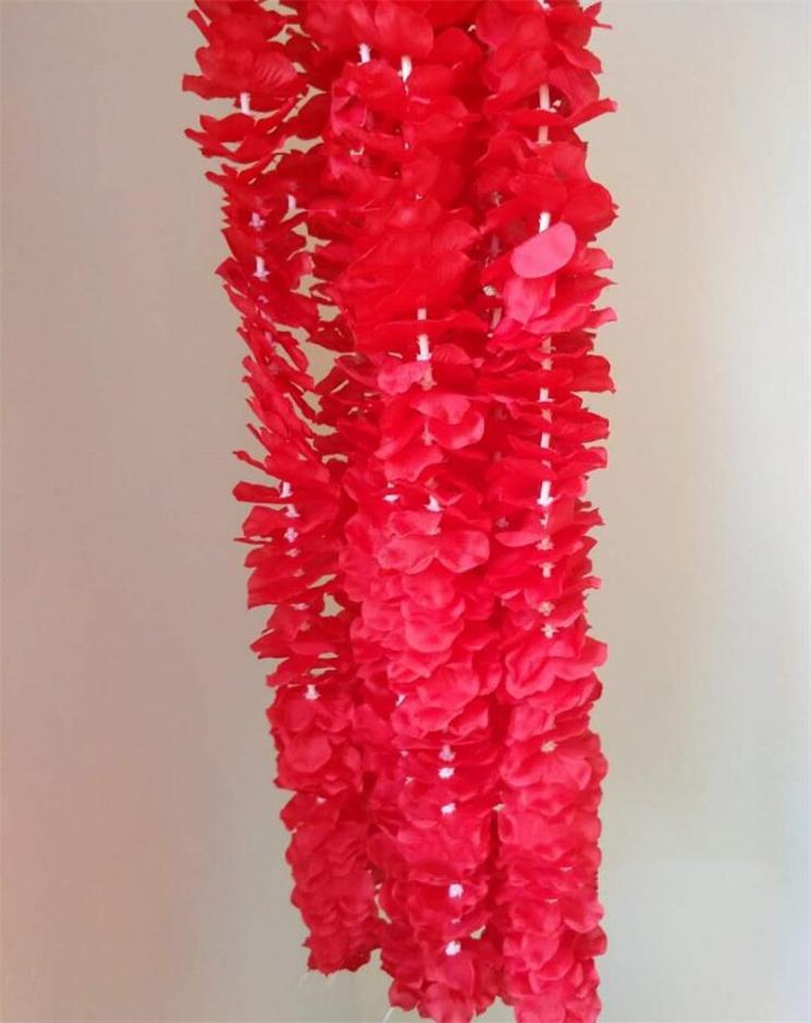 10 stk 39 tommer kunstig silke blomst blåregn 20 farver vin rattan til hjemmet bryllup centerpieces dekorationer buket: 1
