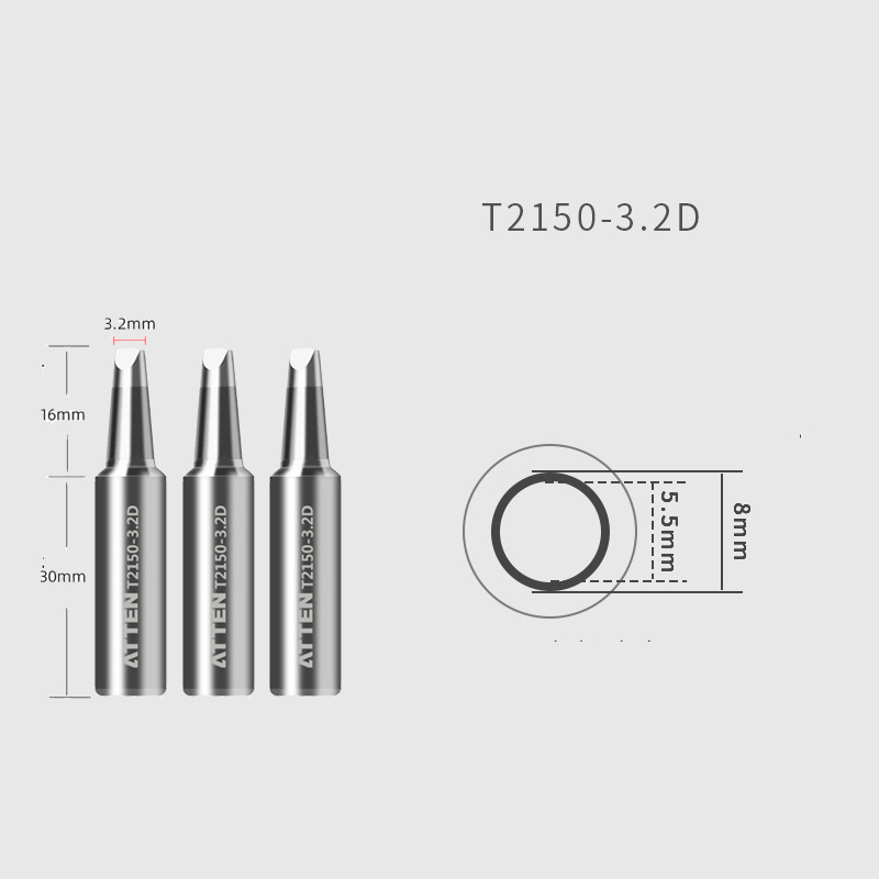 Atten Originele Authentieke Tip Voor ST2150 ST-2150 ST2150D ST-2150D Soldeerbout Nozzle Lassen Accessoires
