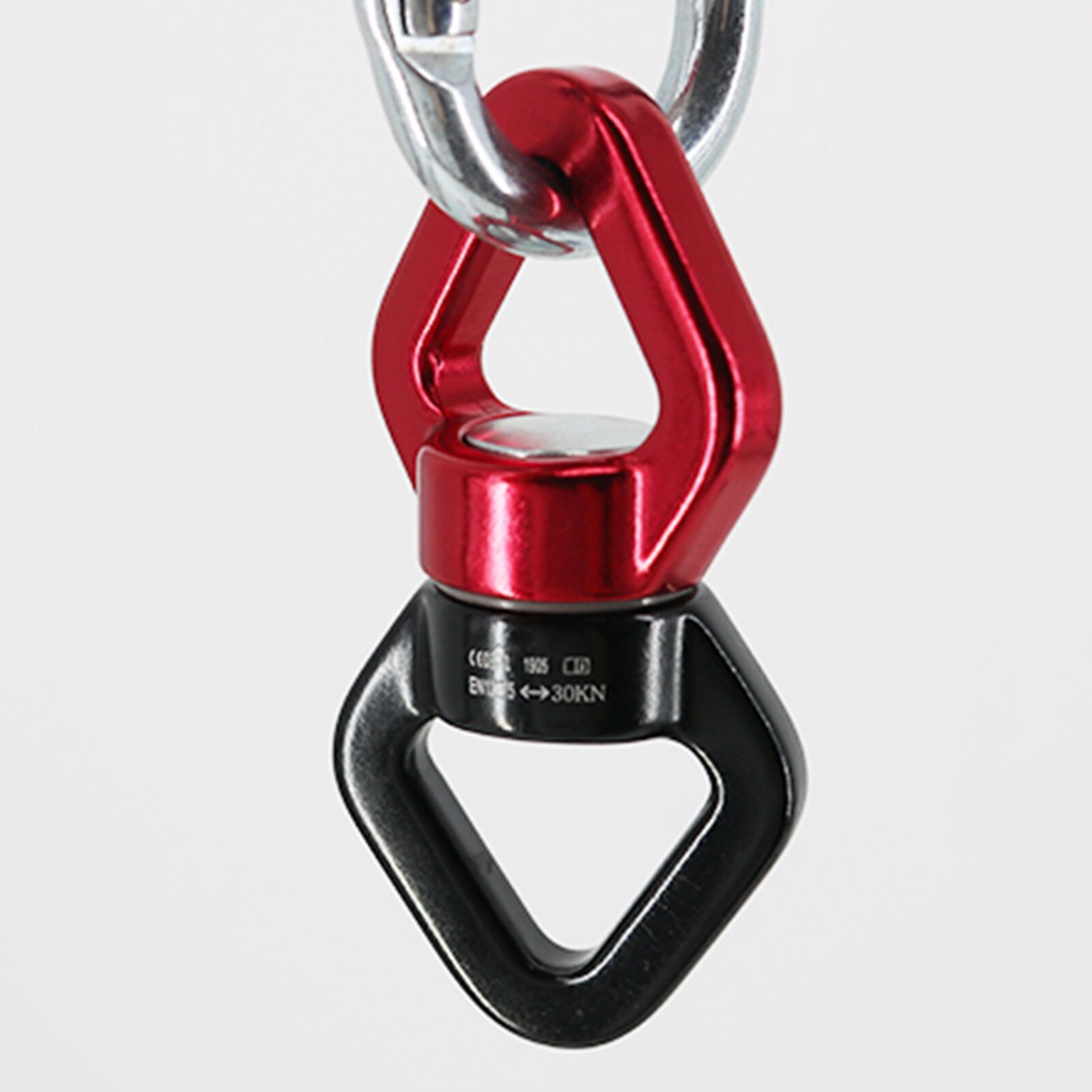 Swing Swivel 30kN Safety Rotational Device Swing Spinner Carabiner Swivel Climbing Rope Swivels for Swing Setting yoga Hammock