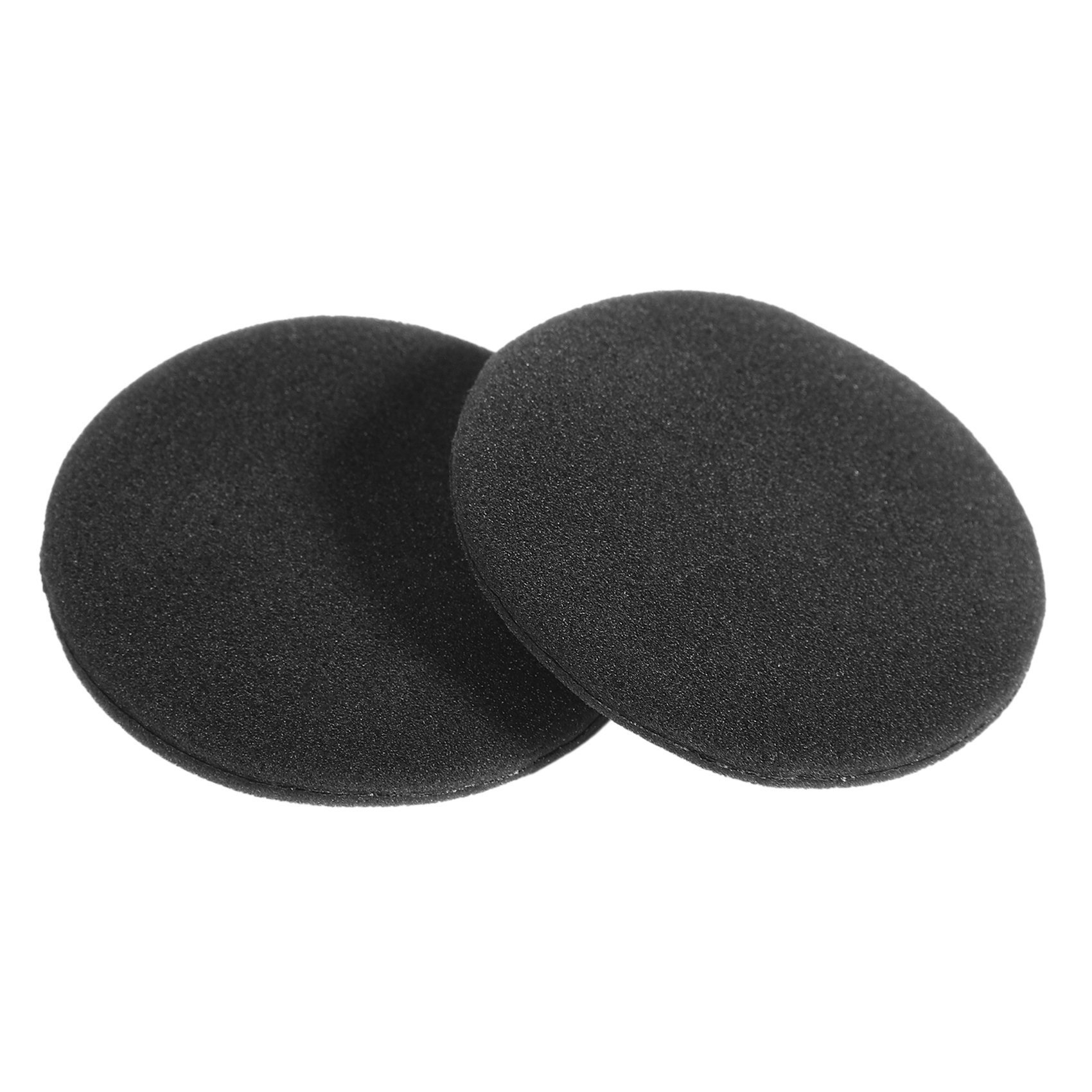 4 Pair 60mm Replacement Ear Foam Earphone Pad Covers for Headset Headphone Black