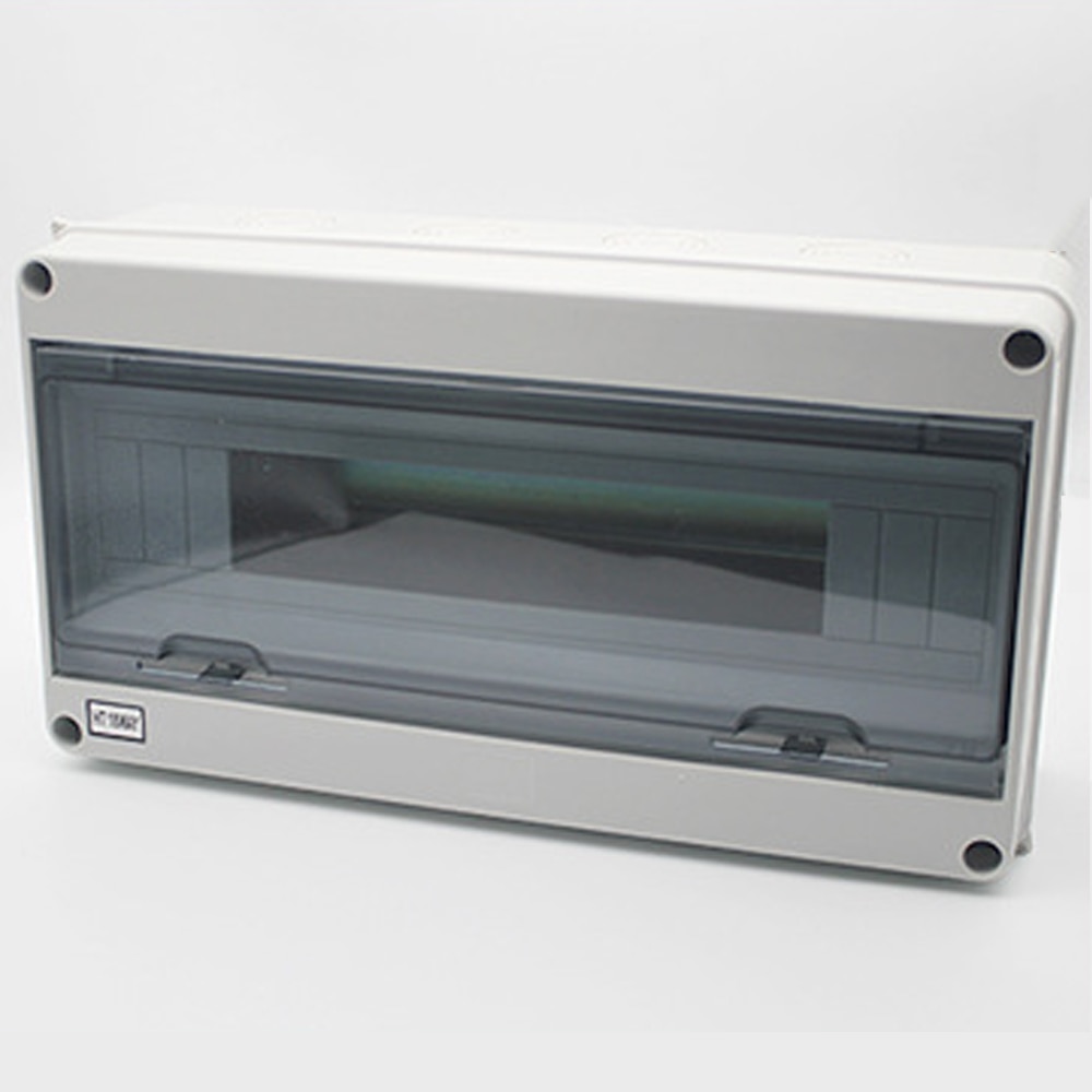18 Way Plastic Electrical Distribution Box Waterproof MCB Box Enclosure Box Junction Box HT Series
