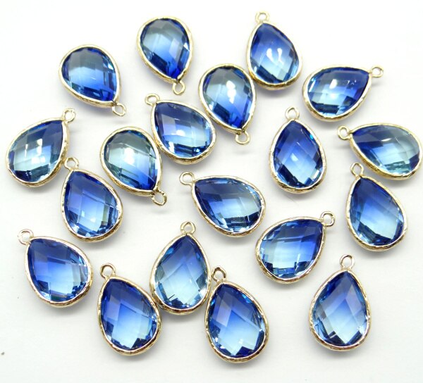 15*20mm Natürliche stein kristall quarz glas stein mix charm Teardrop anhänger für DIY Schmuck Machen Halskette Zubehör 10 stücke: NO.9