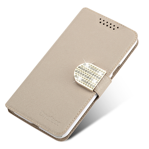 Dneilacc Case For Coque Asus Zenfone 3s Max ZC521TL Cell Phone Cover With Rhinestone Luxury Flower Diamond Phone Bags: Gold With Diamond