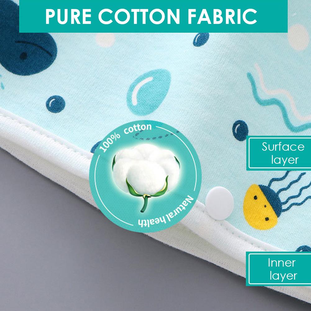 Baby Diaper Skirt Baby Waterproof Cloth Diaper Leak-proof Mattress Washable Cotton Children Urine-proof Bed Skirt Pants