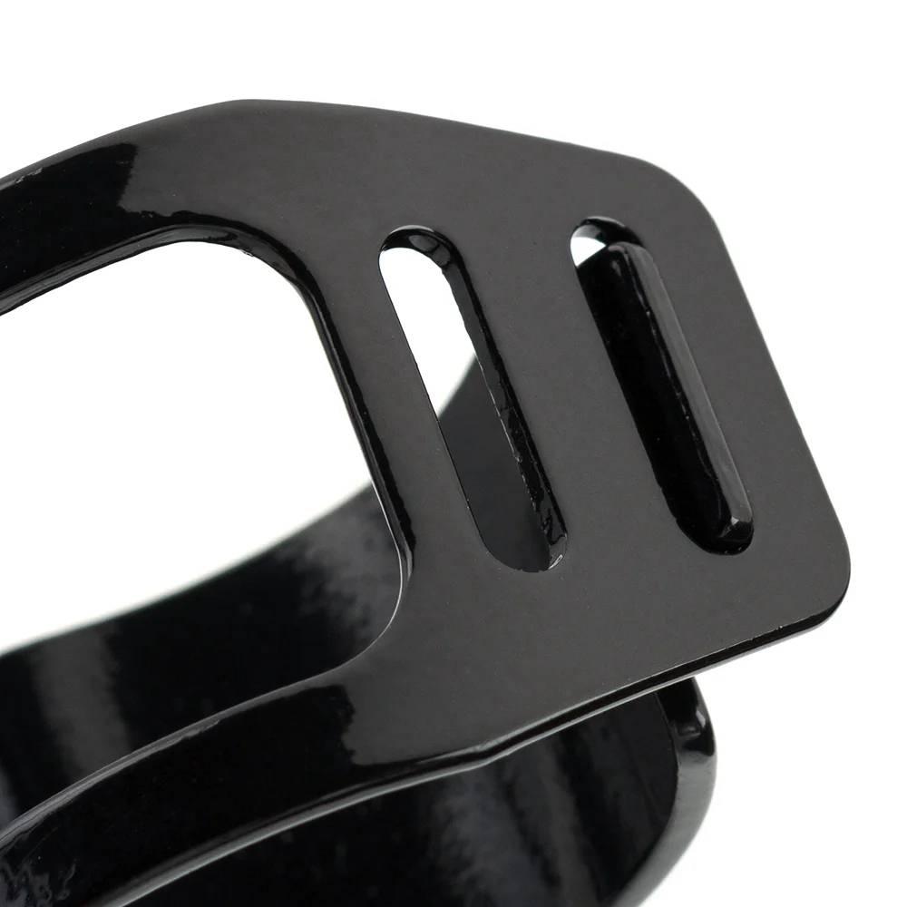 1 Pair Universal Headlight Bracket Motorcycle Headlight Turn Light Black Stainless Steel Metal Clamp 33-43mm Front Fork