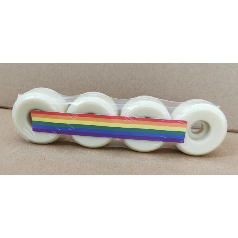 Good lgbt pride equality skateboard wheels 53mm 104A=101DURO conical shape MAKA SPEED pro brand rainbow skateboard wheel