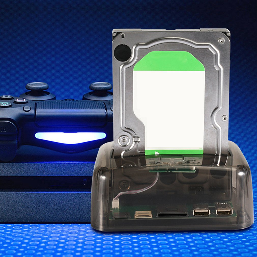 Disco Duro Base S8 Dual de disco duro Ide / Sata de 2,5/3,5 pulgadas, disco duro Sata Dual, acoplamiento de disco duro, lector de tarjetas de estación Clon