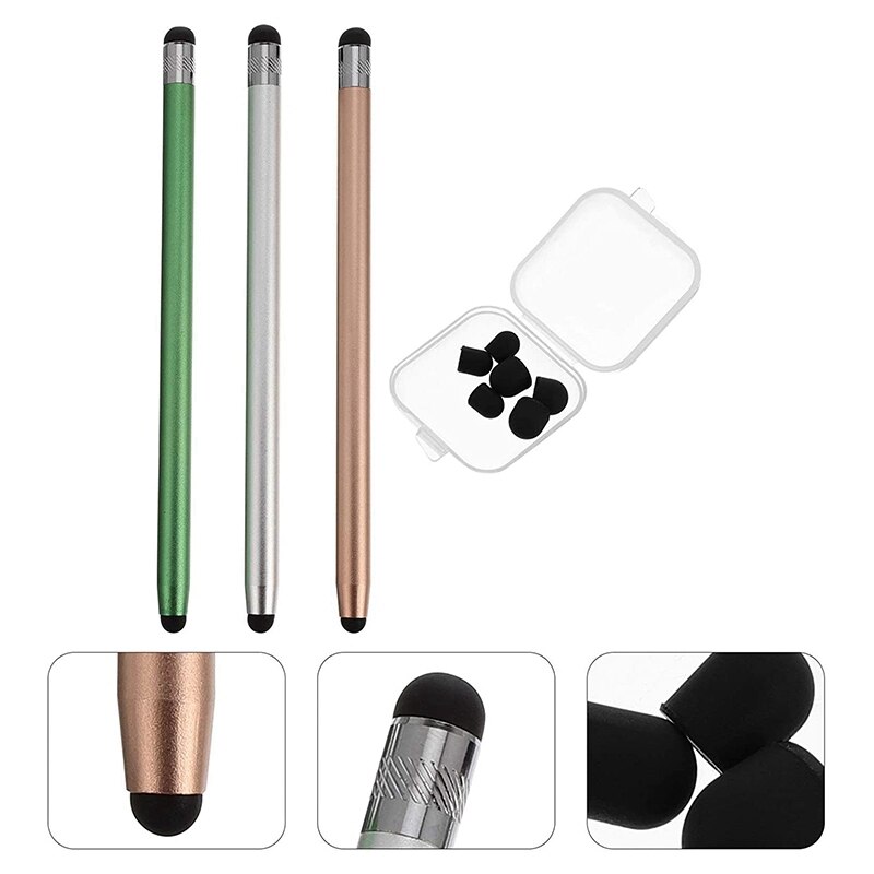 Capacitive Stylus Pen Interchangeable Tips 2 in 1 ... – Grandado