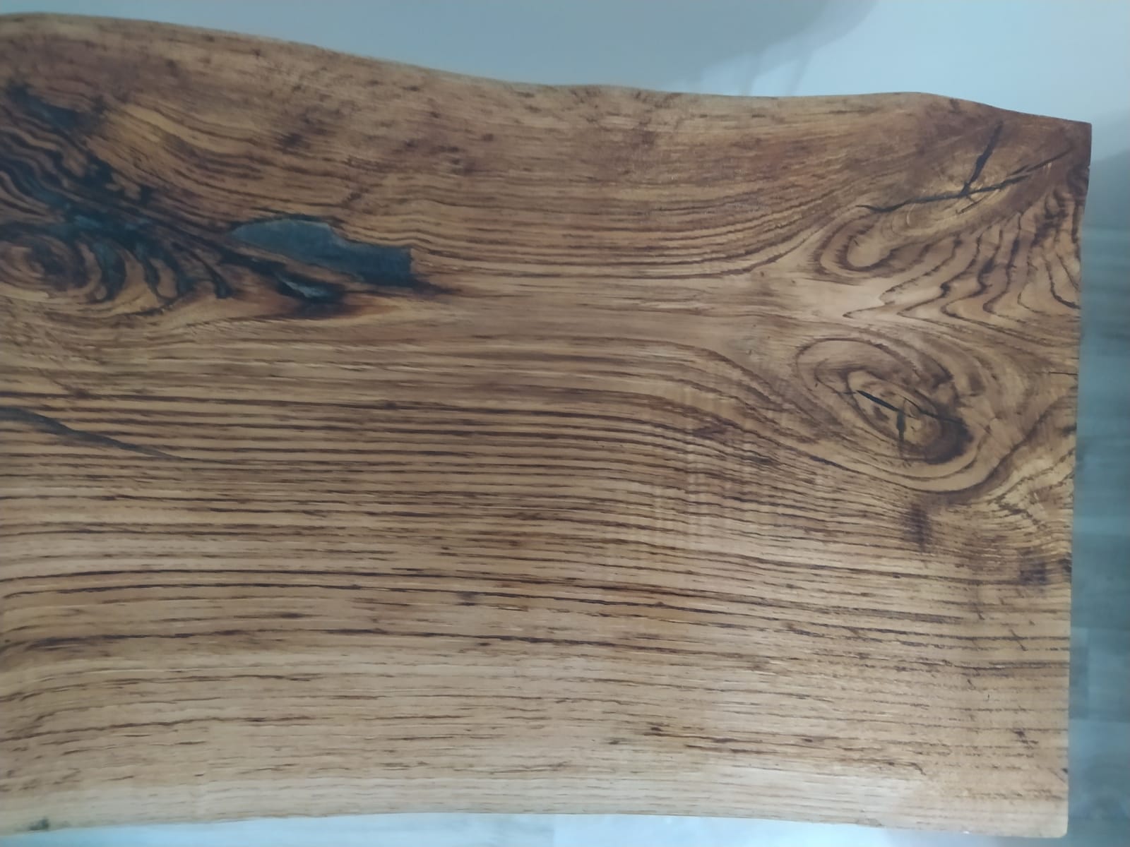 RECTANGULAR EPOXY COFFEE TABLE FROM CHESTNUT TREE