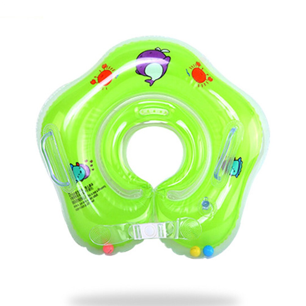 Baby Swimming Neck Float Inflatable Ring Baby Pools Accessories Newborn Neck Wheels Bathing Circle Safety Neck Float Bath Toy: PJ3286D