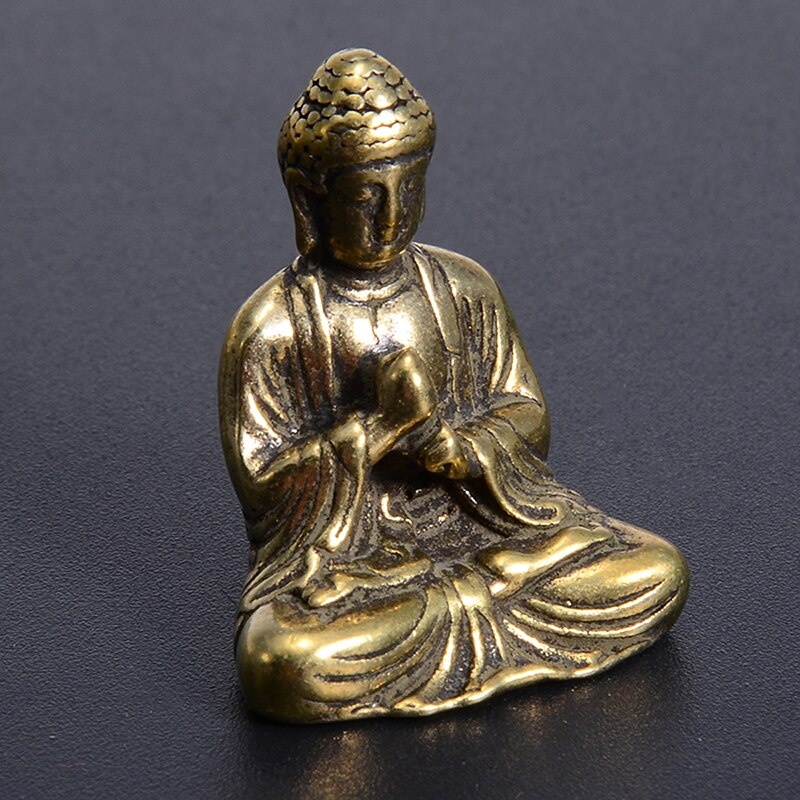 Buddha staty kinesisk buddhism sakyamuni buddha skulptur staty fengshui prydnad miniatyr heminredning