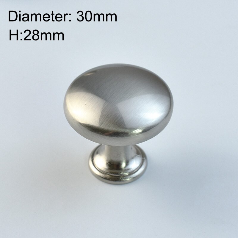 Gold/Bronze Shell Handle Ears Semicircular Shape Furniture Handles Wardrobe Cupboard Cabinet Knobs Kitchen Drawer Door Pulls: Brushed Silver