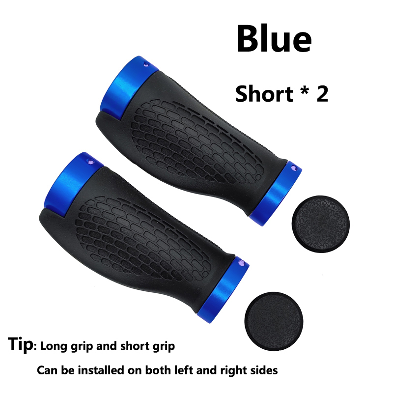 MTB Fahrrad Griffe Lenker Kurze Lange Fahrrad Griffe Anti-Skid Gummi Griff Radfahren Mountainbike Grip Ergonomische: Brown