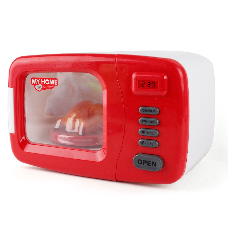 Far finta di Giocare Con i Giocattoli di Lavaggio Macchina Succo di Macchina Forno A Microonde Utensili Da Cucina Elettrodomestici Giocattoli Giocattolo Per Bambini: Microwave Oven