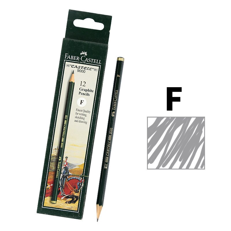 12/16Pcs Wood Sketch Pencil 6H-8B Art Graphite Pencils for Writing Charcoal Pencil Artists Drawing Set: 12 pieces F