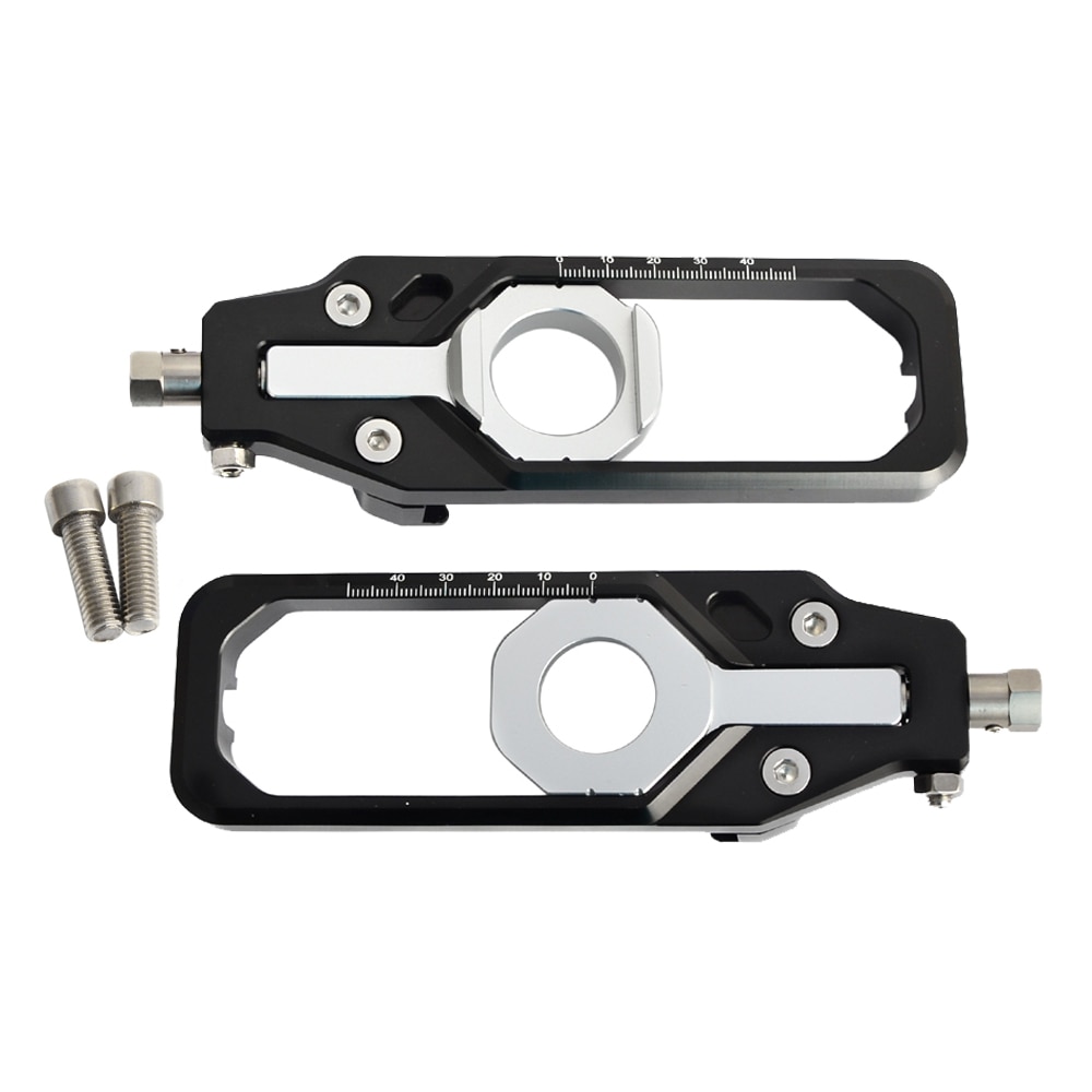 For BMW S1000RR CNC Aluminum Left & Right Chain Adjusters with Spool Tensioners Catena