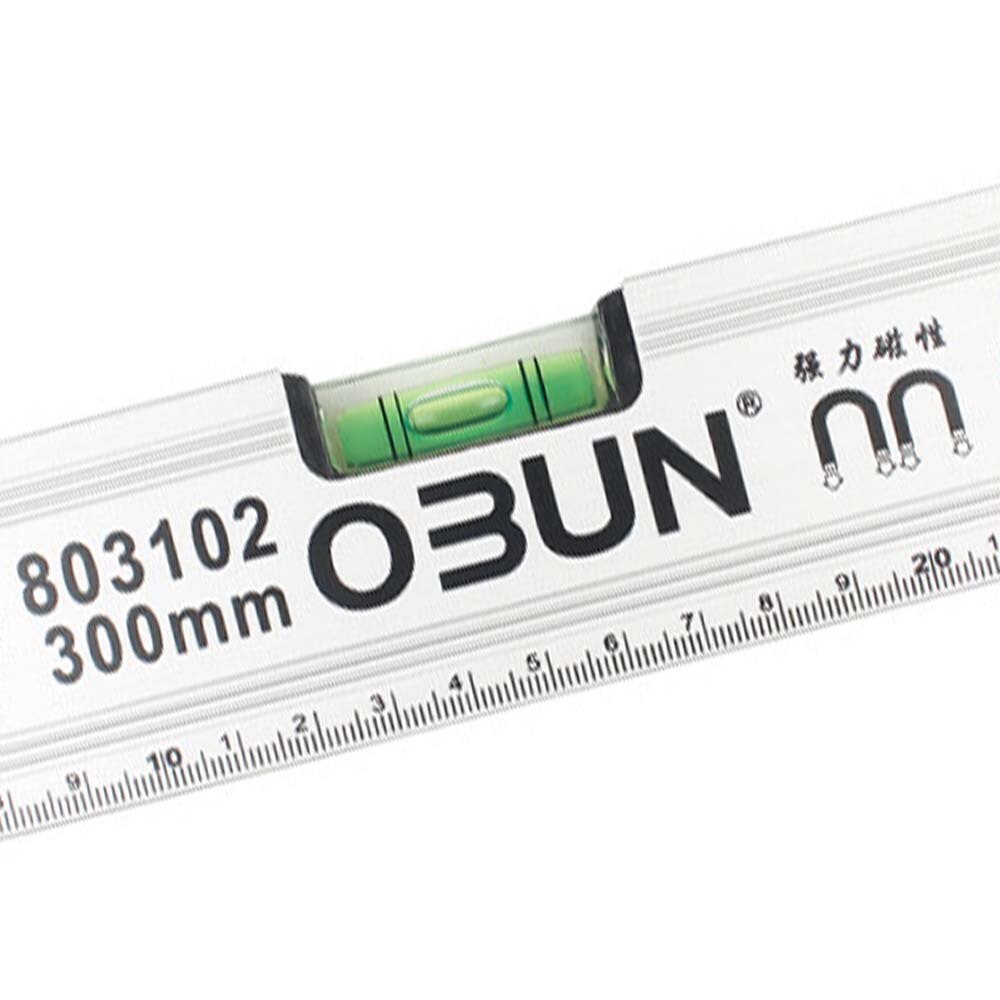 OBUN Precision aluminum alloy water level indicator digital scale horizontal length measurement capability With magnetism