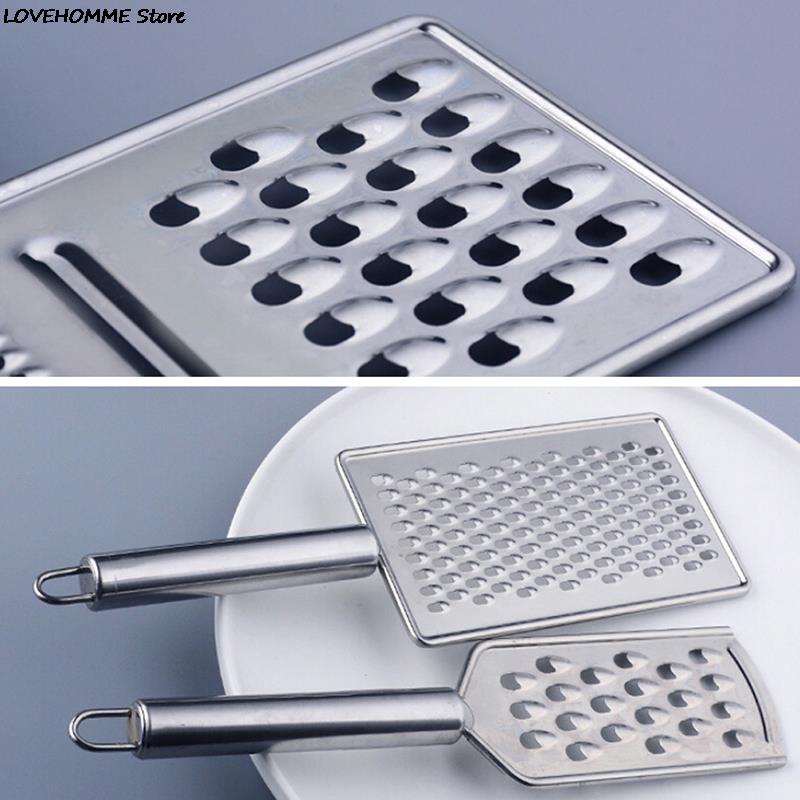 1Pcs 5 Sizes Cheese Grater Multi-purpose Stainless Steel Sharp Stainless Steel Vegetable And Fruit Cheese Planer Kitchen Tool