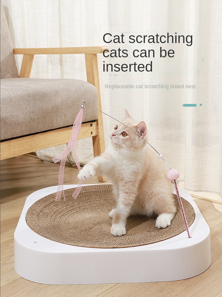 Wear-resistant Cat Scratching Post, Cat Climbing Frame, Handcrafted with Durable Sisal Material, Cat Scratchers for Indoor Cats