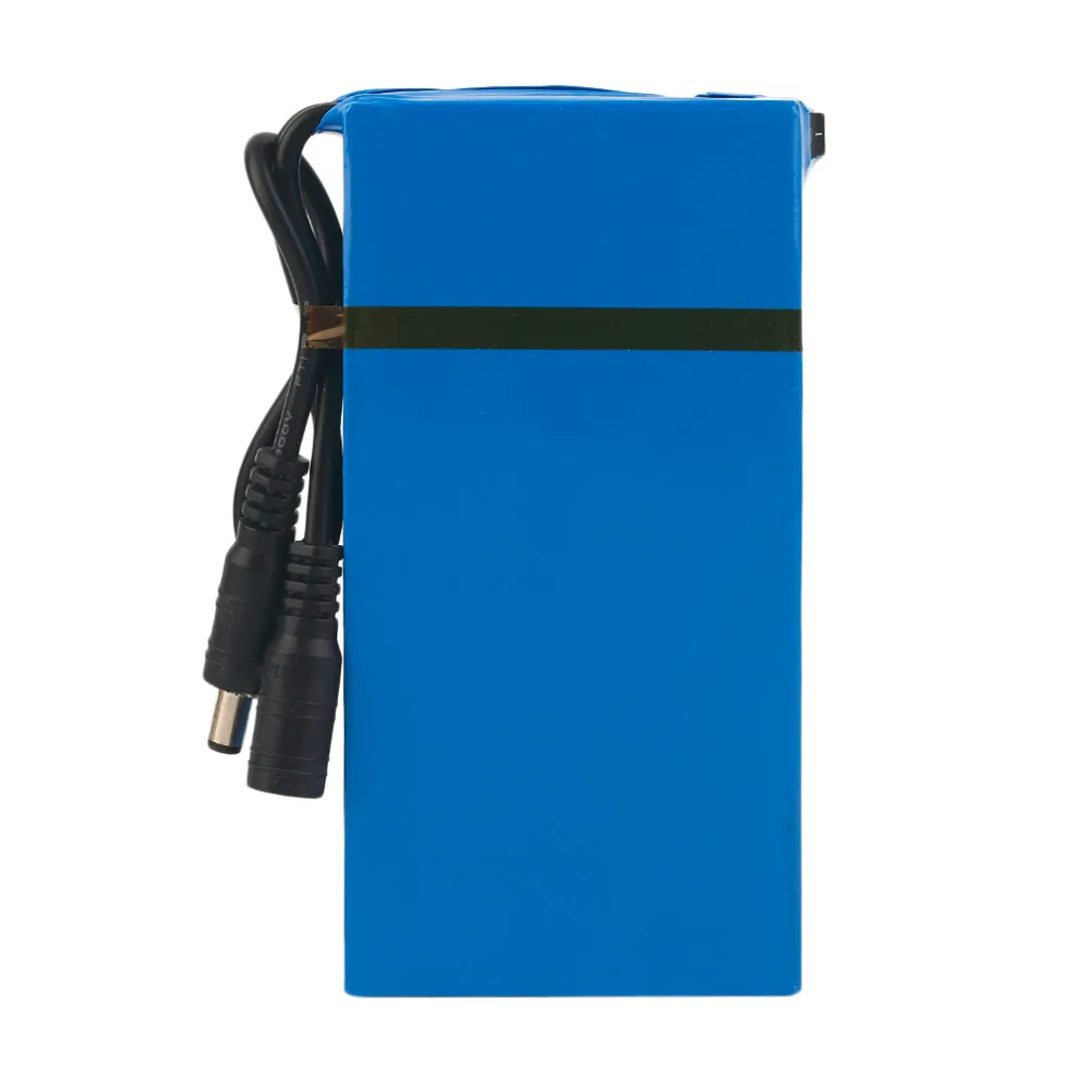 For Street Light Instrument LED Standby Power Cell+EU Charger 12V Battery Pack 8000mAh DC 12.6V Rechargeable Lithium Battery