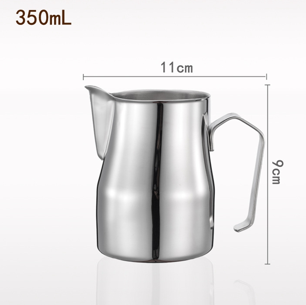 Coffee Milk Frothing Pitcher Cup 750/550/350ML Stainless Steel Espresso Steaming Pitcher V60 Maker: Army Green