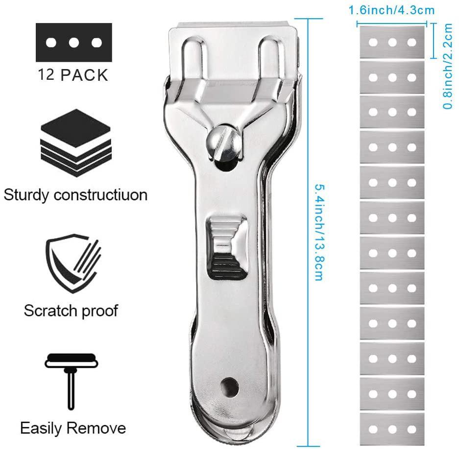 13pcs/set Stainless Steel Scraper Tools Non Scratch For Removing Decal Stickers