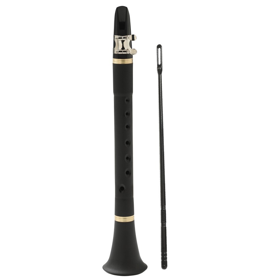 Batesmusic Zwart E Klarinet Klarinet Houtblazers Instrument Met Schoonmaakdoekje Vet Riet Hard Rubber Lichaam Zachte Tas