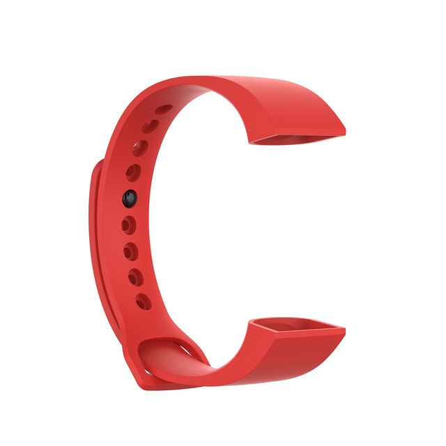 Dla Xiaomi Mi Band 4C silikonowy pasek zegarka dla Xiaomi Mi inteligentna opaska 4C inteligentny pasek bransoletka wymiana silikonowy zegarek nadgarstek: Red / For Mi band 4C