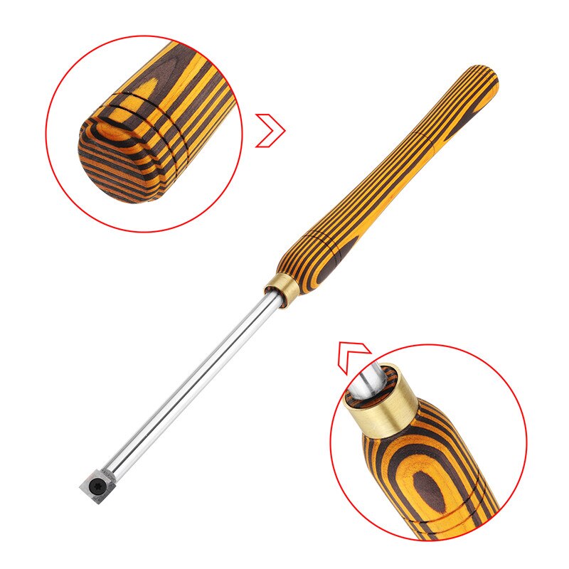 Beste Prijs 460mm Hout Draaien Gereedschap Diamond Ronde Of Vierkante Carbide Getipt Met Insert Straight Set Houtbewerking Tool