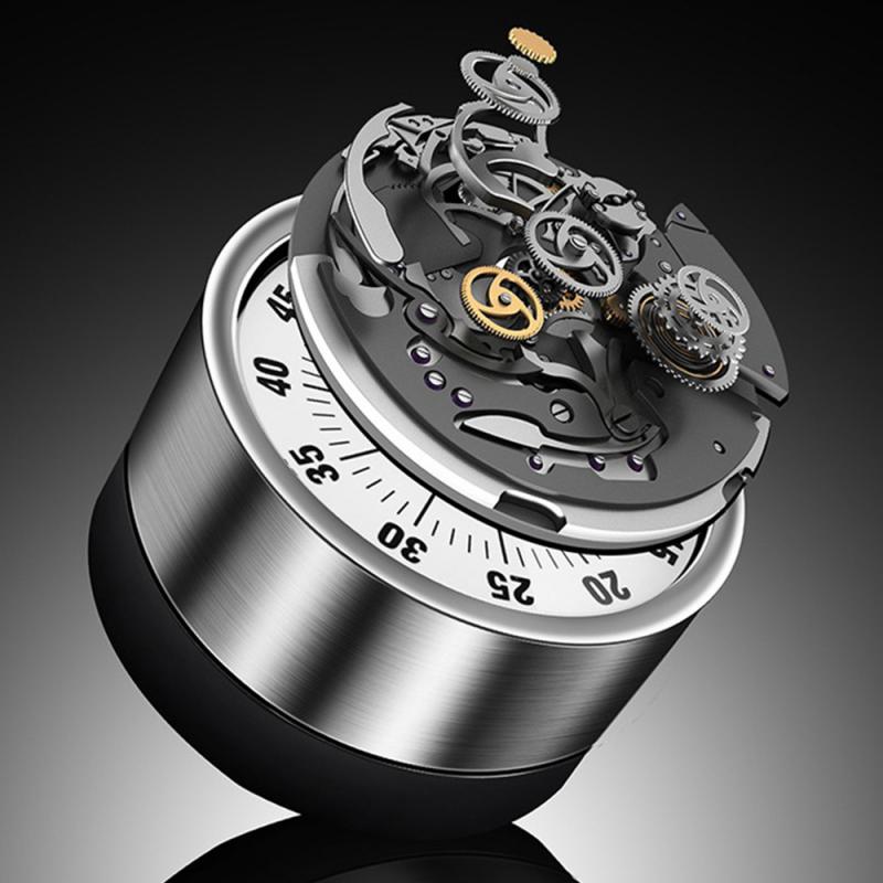 1pc Visual Timer Mechanical Countdown Timers Kitchen Classroom Baking Clock For Teaching Meeting Cookin Working