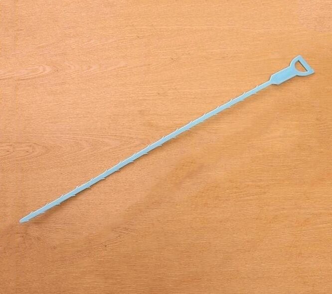 HOMETREE Badkamer Haar Riool Filter Afvoer Cleaners Outlet Aanrecht Filter Anti Verstopping Floor Verwijderen Belemmeren Gereedschap H746: H746 Square blue