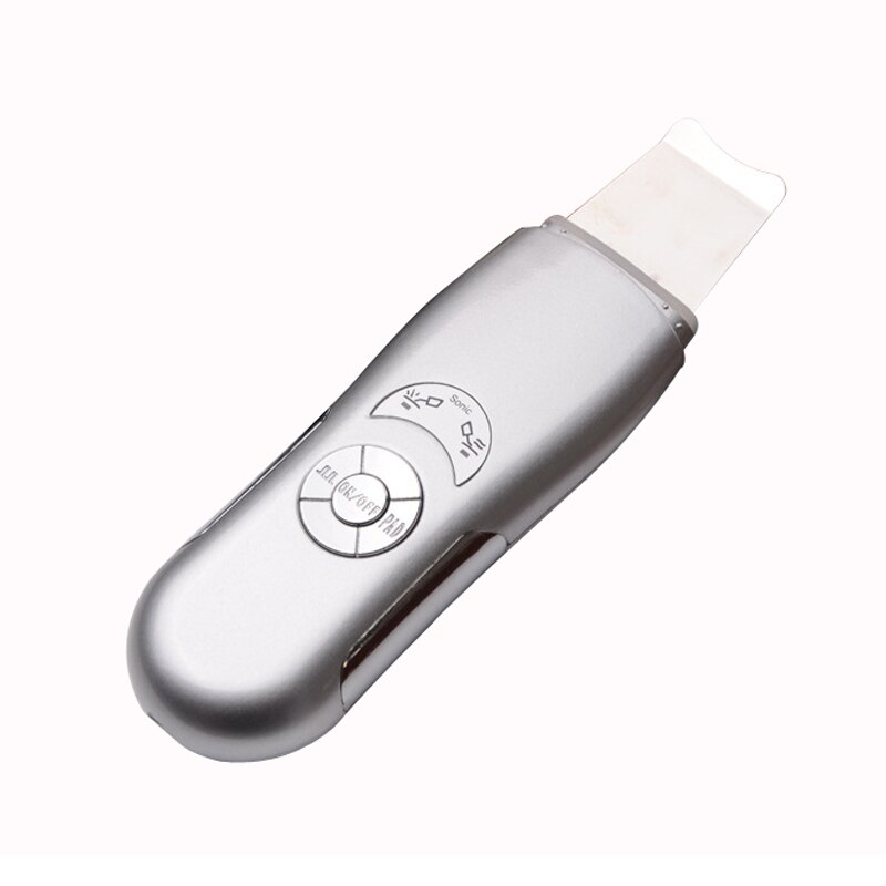 Ultrasonic Skin Scrubber Rechargeable Microdermabrasion Deep Cleaning High Frequency Vibration Face Peeling Machine