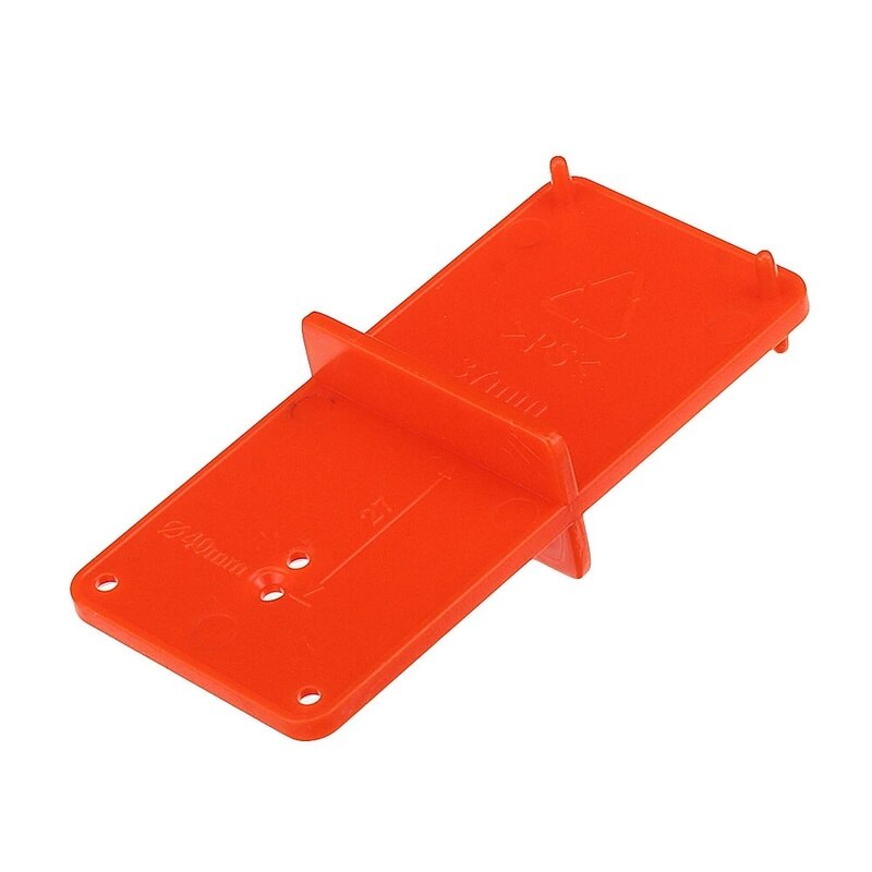 Hinge Hole Drilling Guide 35 40mm Door Cabinets DIY Woodworking Punch Hinge Drill Hole Opener Locator Guide Drill Bit Hole Tools: Orange