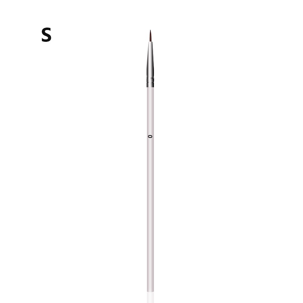 Pincel de pintura para artista, pluma de gancho fina, punta de punto, línea de pelo de fibra de nailon, pluma de dibujo con mango de madera, herramientas de obra de arte con acuarela, 10 Uds.