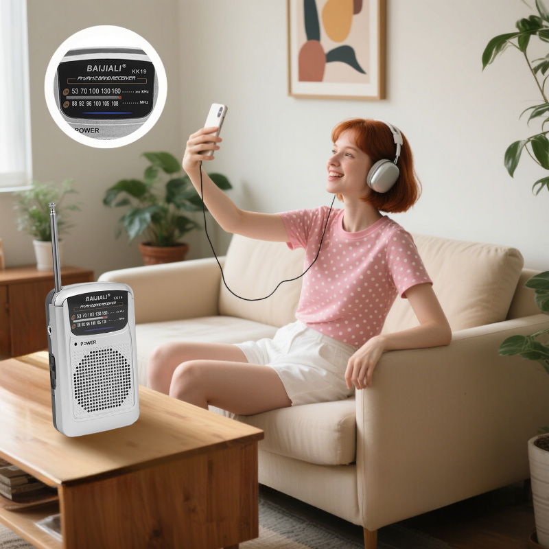 Digital Radio Built-in Speaker Pocket Pointer Radio LCD Display Battery Operated KK19 KK67 KK78 KK9 Portable Radio SW/AM/FM